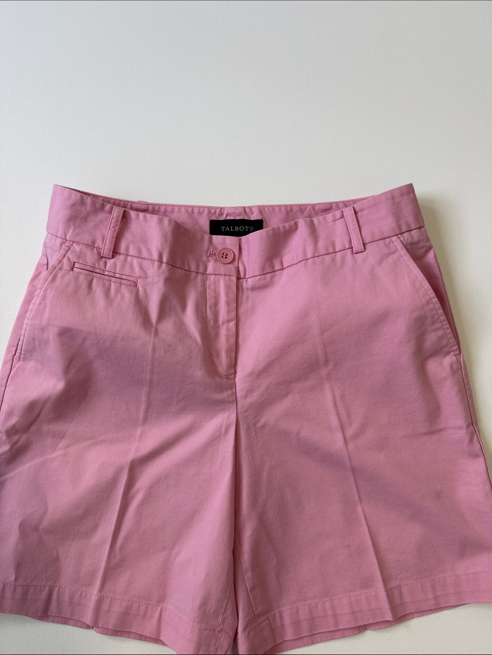 Talbots Pink Cotton-Blend Chino Shorts SZ4. - Picture 3 of 15